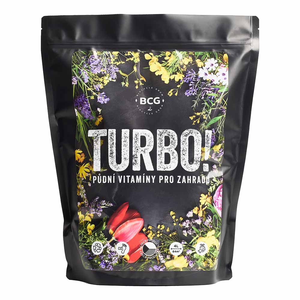 TURBO! Půdní vitamíny pro zahradu 4 l